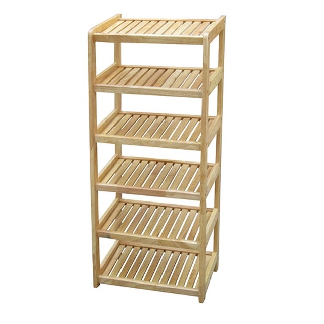[HCM]Kệ dép gỗ 45cm - 6 tầng