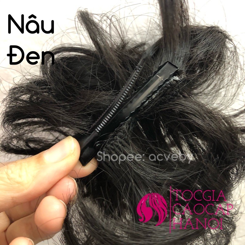 Tóc giả cho bé ❤ Búi cột xoăn đẹp (Giá 1 cái)
