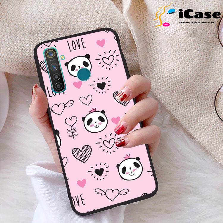 Ốp lưng realme 5 pro viền dẻo tpu bst panda