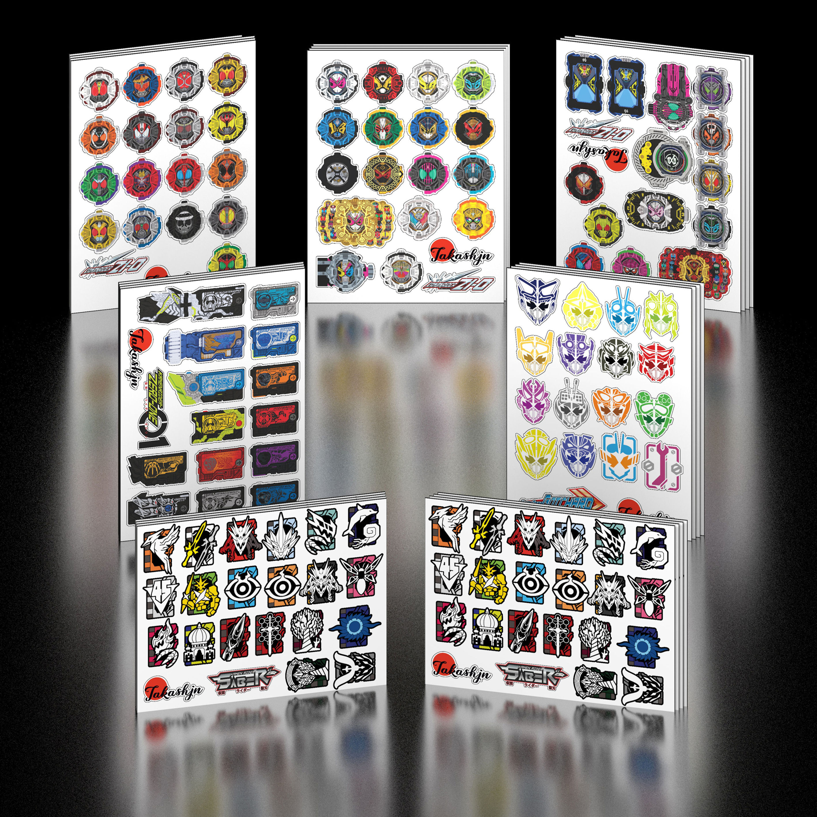 Sticker Decal dán Kamen Rider