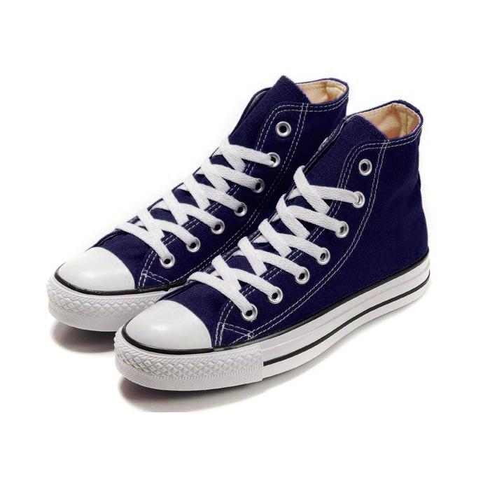 [HCM]Giày Vải Sneaker Thể Thao CV Cổ Cao Xanh Nam