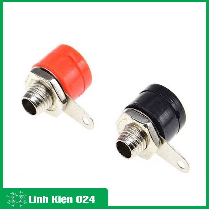 Jack nối JS90 ngắn hai màu đỏ đen
