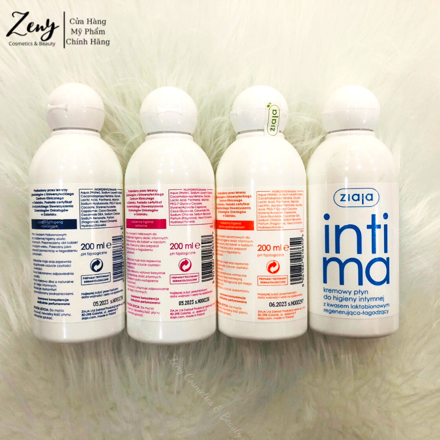 Dung Dịch Vệ Sinh Phụ Nữ Intima Ziaja 200ml Ba Lan