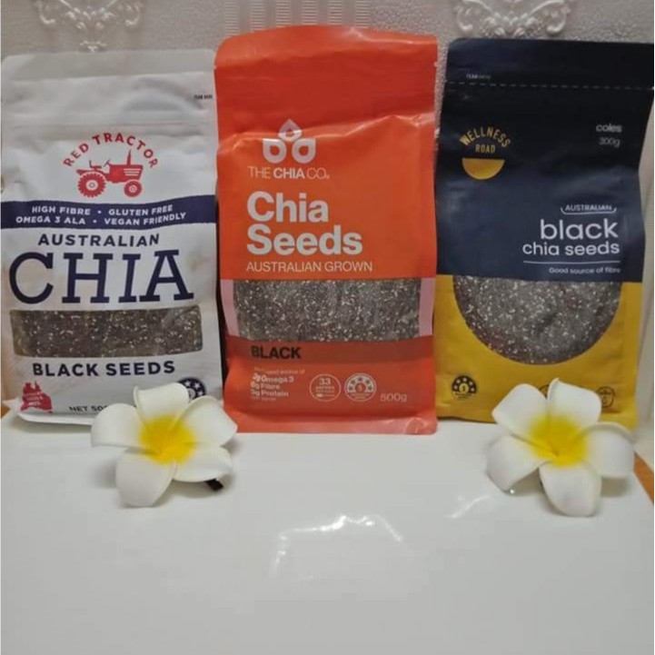 Hạt chia The Chia Co Chia Seeds Black 500g ÚC (DATE 2023)