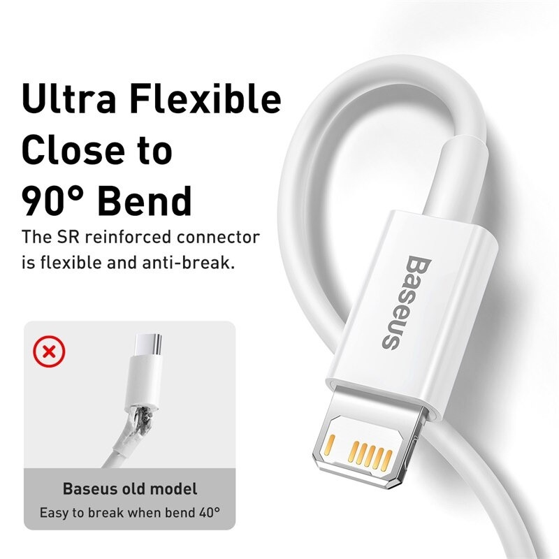 [BẢO HÀNH 12 THÁNG] Cáp sạc nhanh Baseus USB-Lightning cáp sạc 2.4A cho iPhone