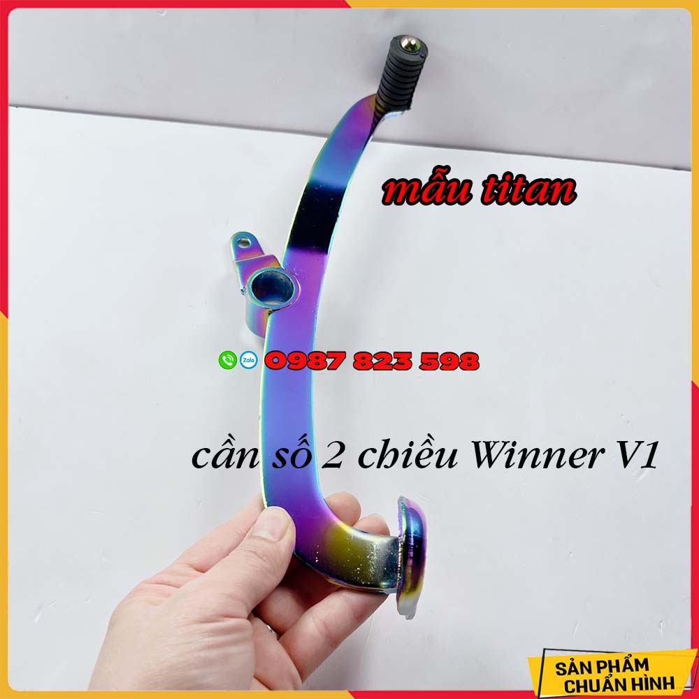 Cần Số 2 Chiều Winner V1 - Cần Số Winner 150 ( inox, xi titan, đen tĩnh điện)