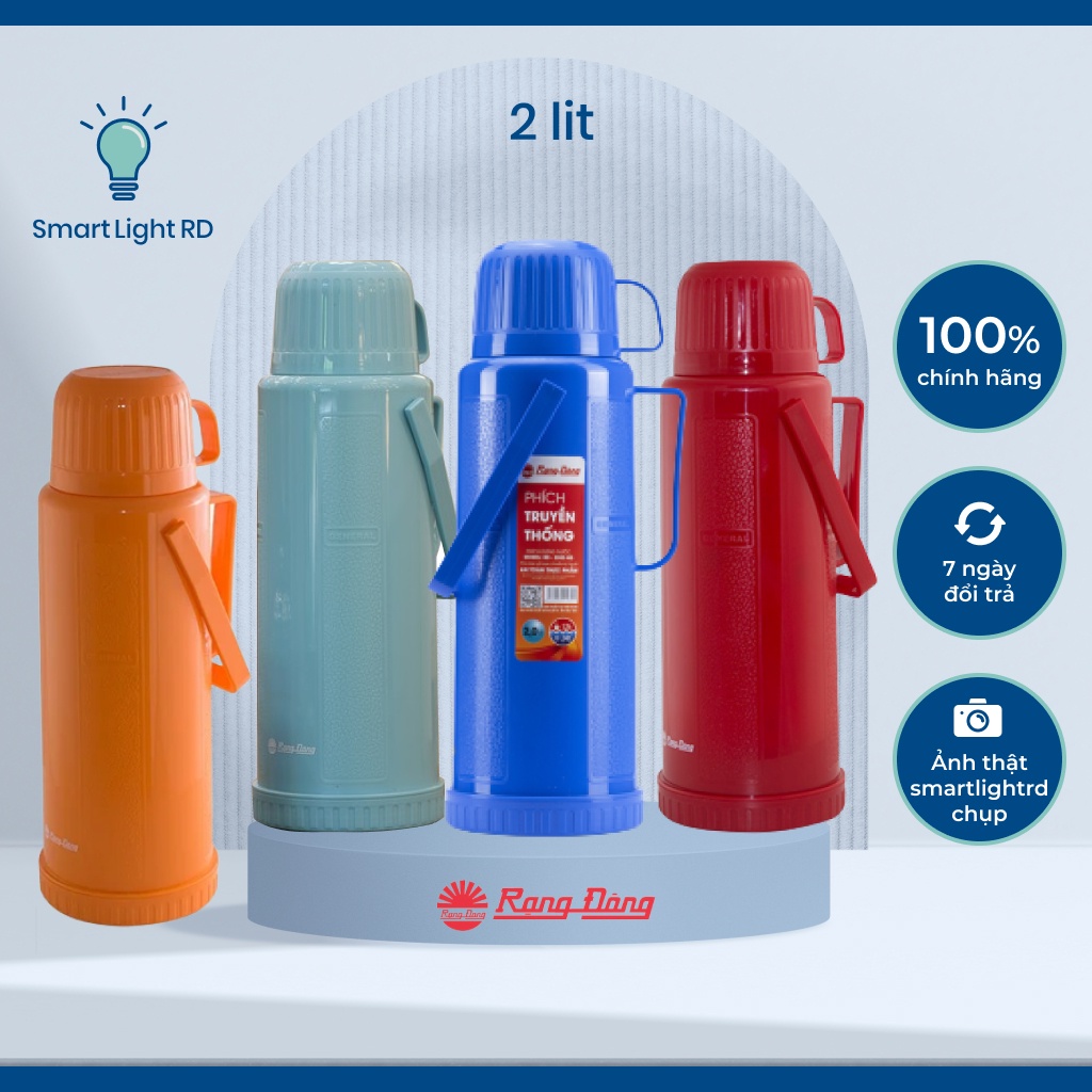 [HCM]Phích nước Rạng Đông RD 2035 N5 (2L) (Màu ngẫu nhiên)