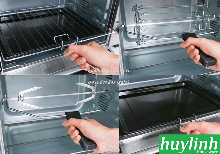 Lò nướng đối lưu 38 lít Sharp EO-A383RCSV-ST [5 chức năng] - [A384RCSV - 12 chức năng] [A383 - A384]