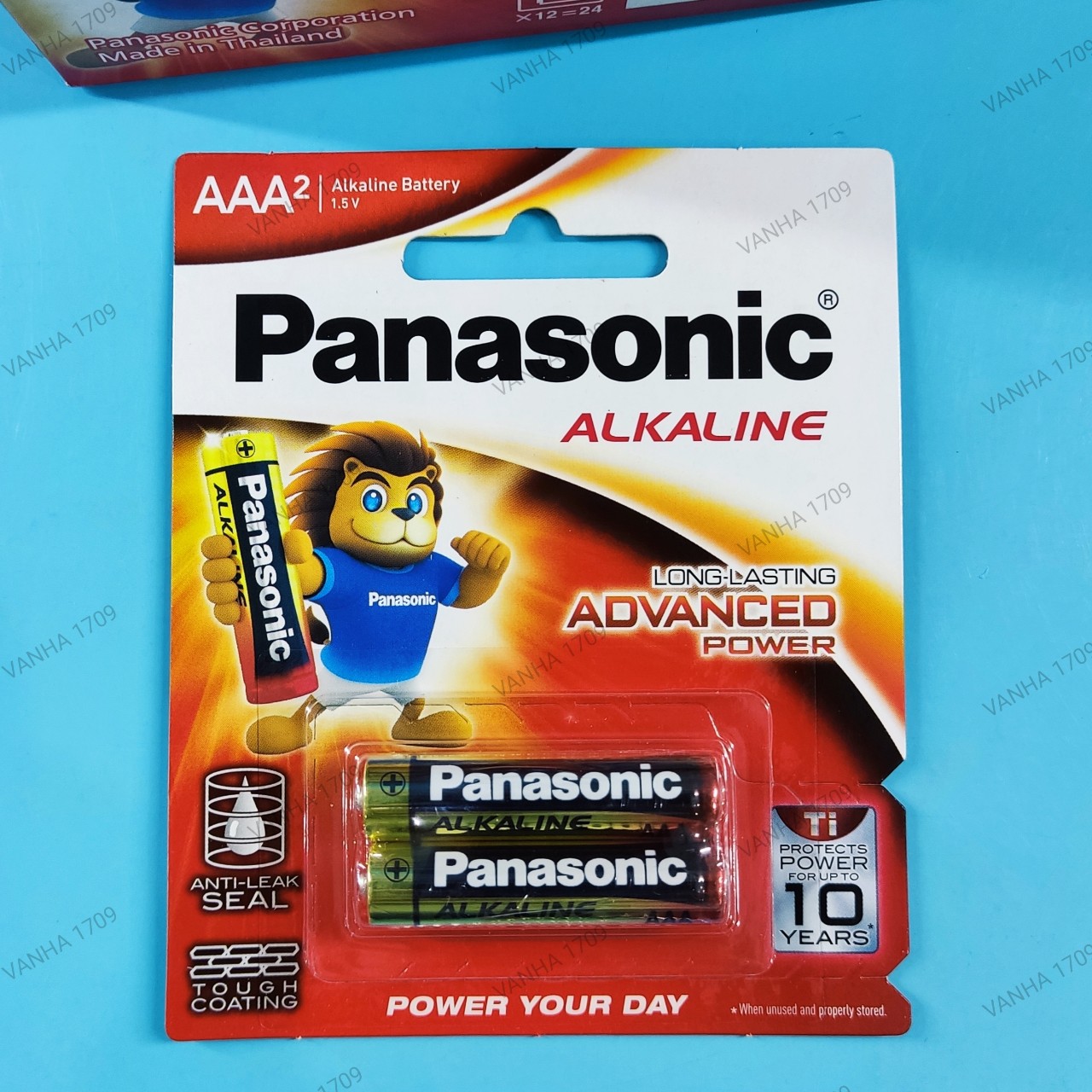 PANASONIC™ [ vỉ 02v ] pin ALKALINE size AA/AAA (cỡ tiểu và đũa) 1.5V
