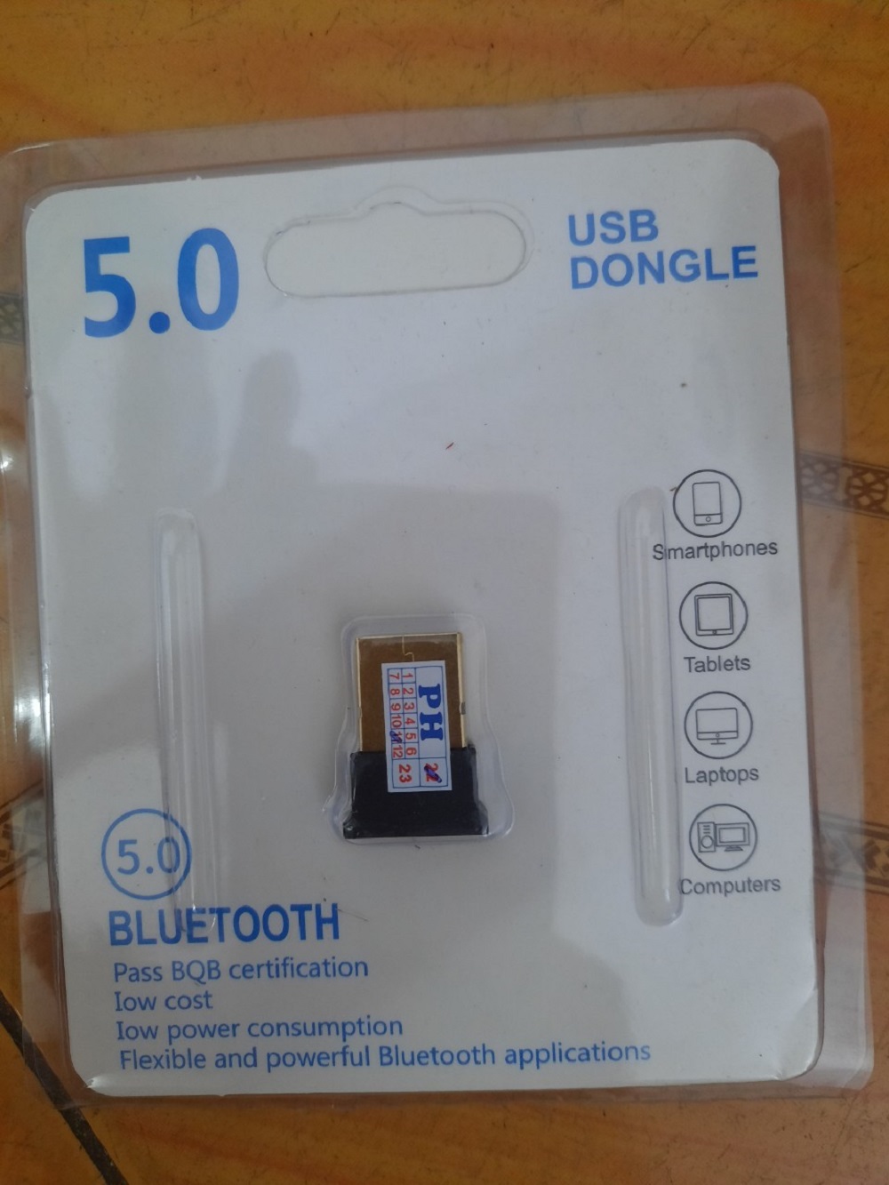USB Bluetooth 5.0 Dongle CSR, thu phát bluetooth tốc độ cao cho PC và Laptop