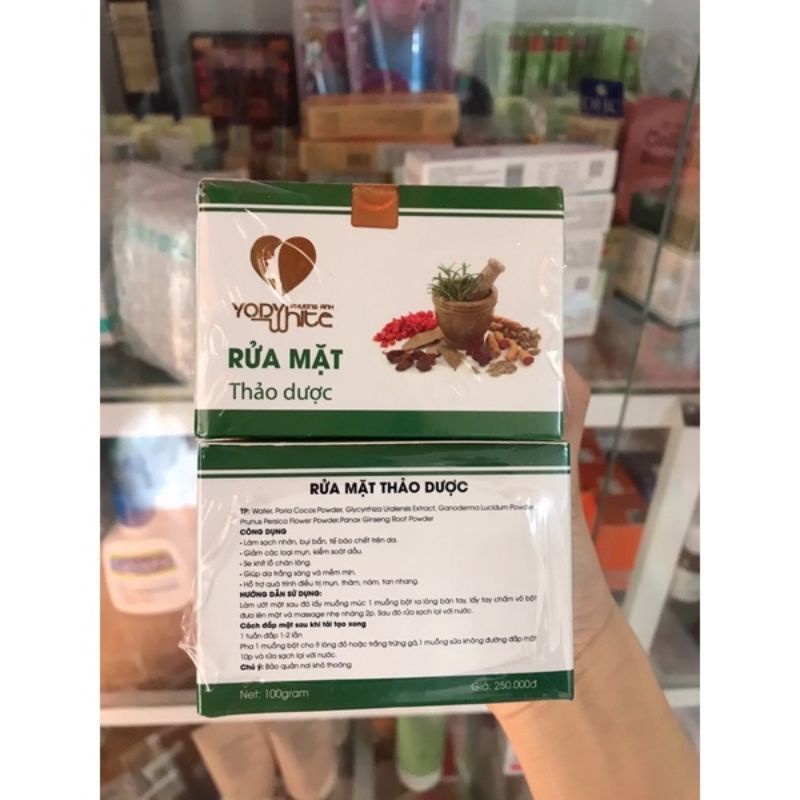 Bột rửa mặt thảo dược phương anh