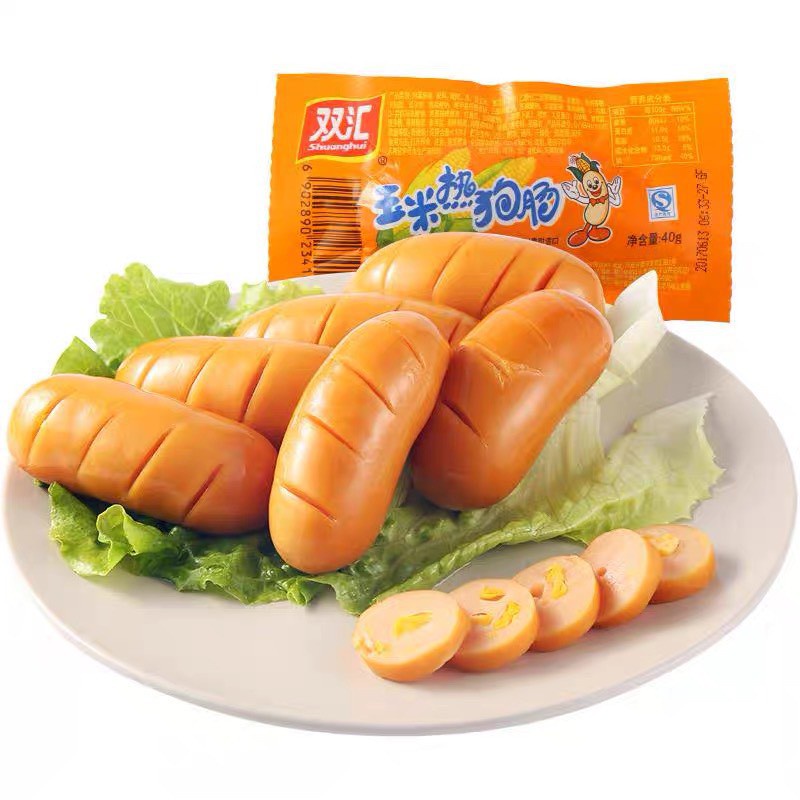 Xúc xích ngô,xúc xích cay siêu ngon.
