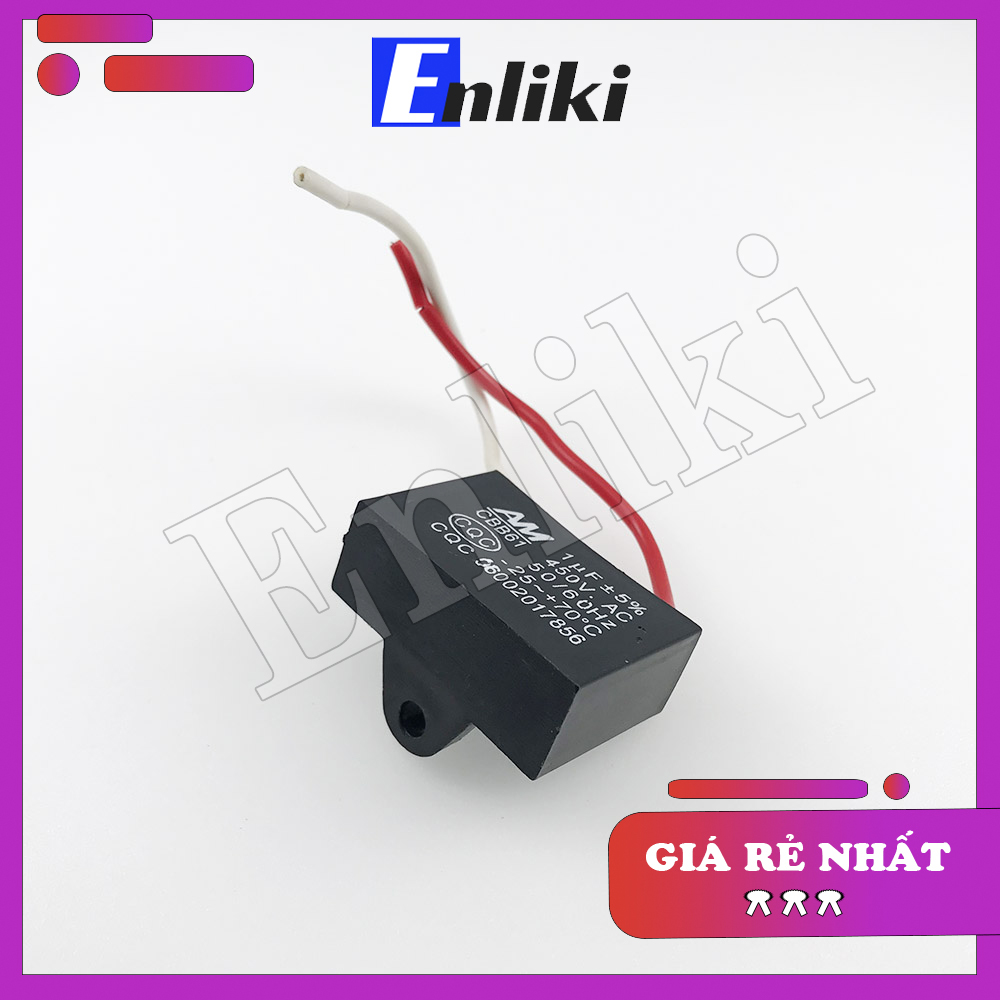 Tụ Quạt CBB 450VAC 1uF