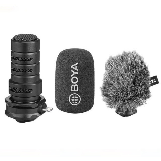 Micro thu âm cổng lightning cho Iphone | Boya BY-DM200