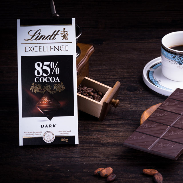 Socola đen 85% cacao 100g - Chocolate Lindt Excellence Noir 85 (Sô cô la nhập khẩu Pháp)