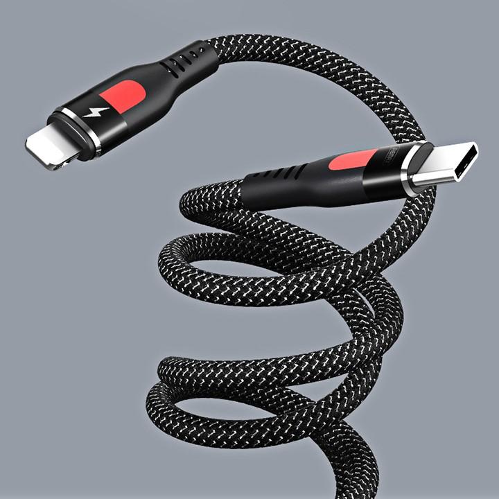 Cáp sạc nhanh cho iPhone Remax RC-151CL Cổng Type C to Lightning