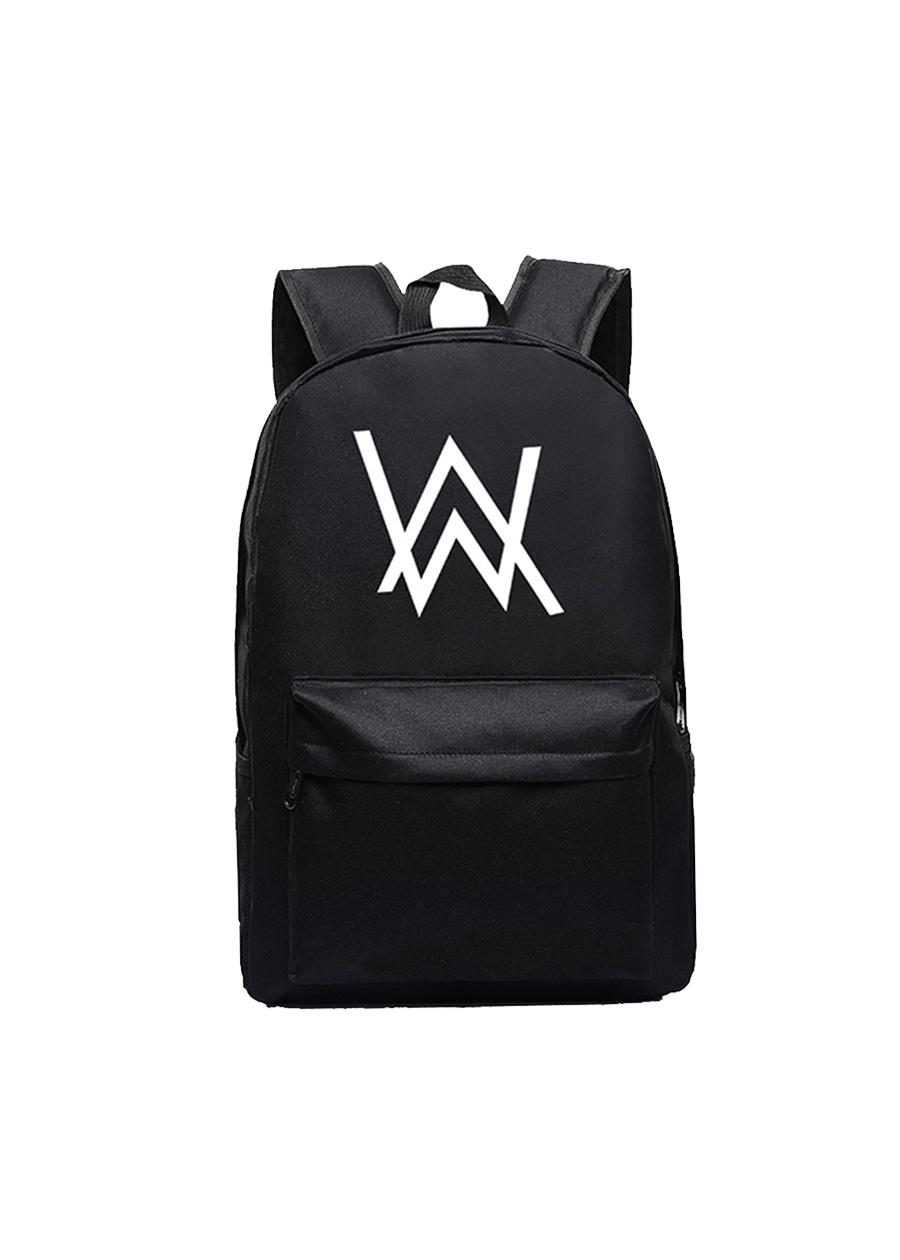 Combo ALan Walker Balo, nón, áo thun, khăn bịt mặt đen trơn