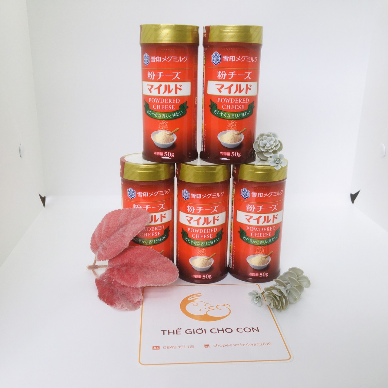 Phô mai rắc Nhật Bản 50g