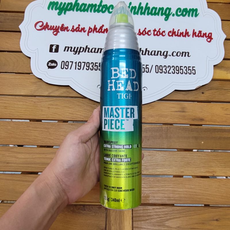 Keo xịt tóc giữ nếp vừa tigi bedhead masterpiece hairspray 340ml