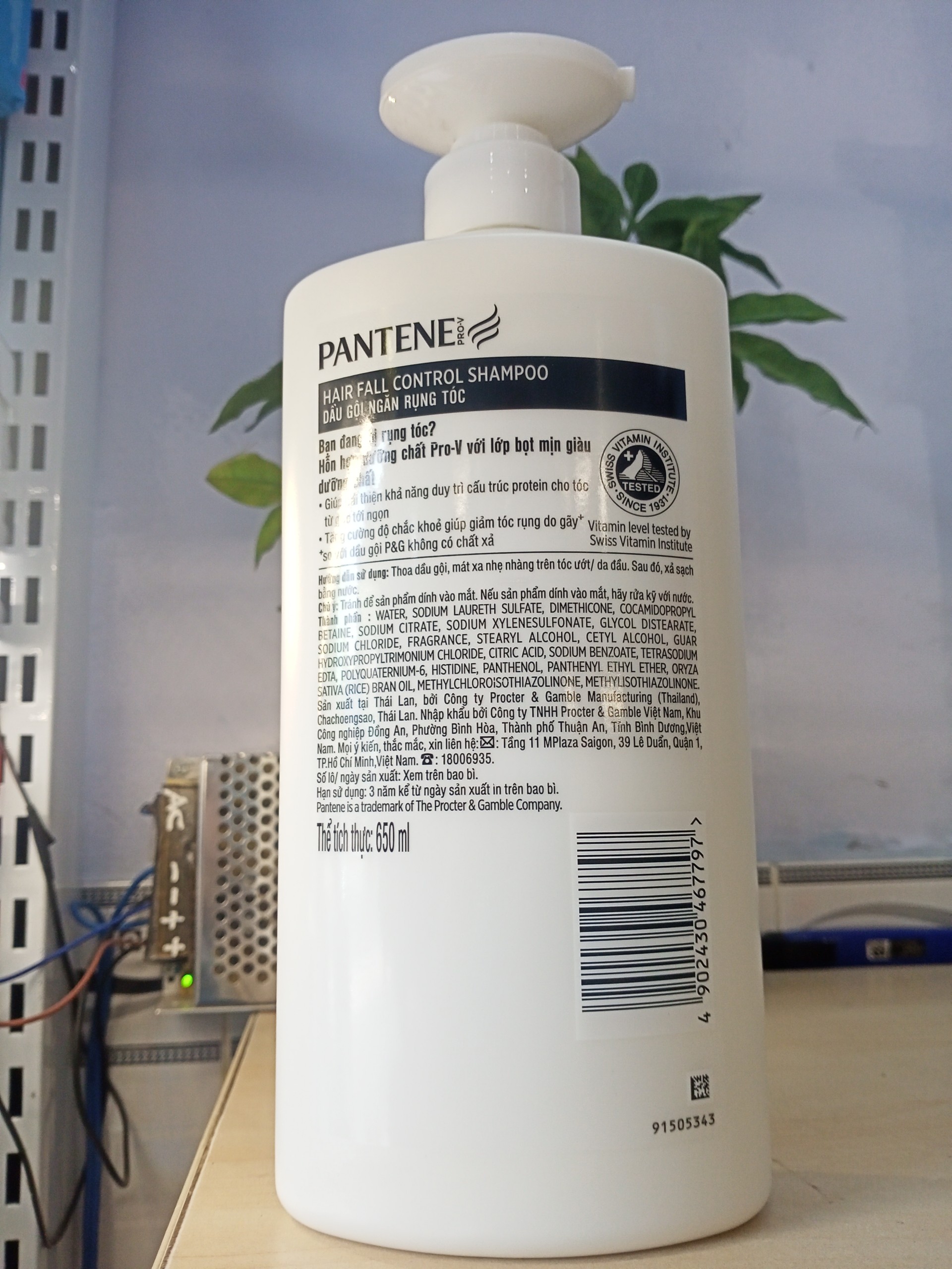 Dầu Gội Pantene Ngăn Rụng Tóc 650ml - 1200ml
