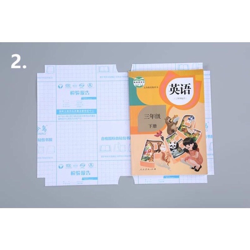 Set 10 Decal Bọc Sách Vở Cho Bé (tặng kèm nhãn vở)