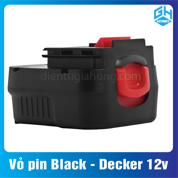 Vỏ pin Black - Decker 12v đóng 6 cell lion