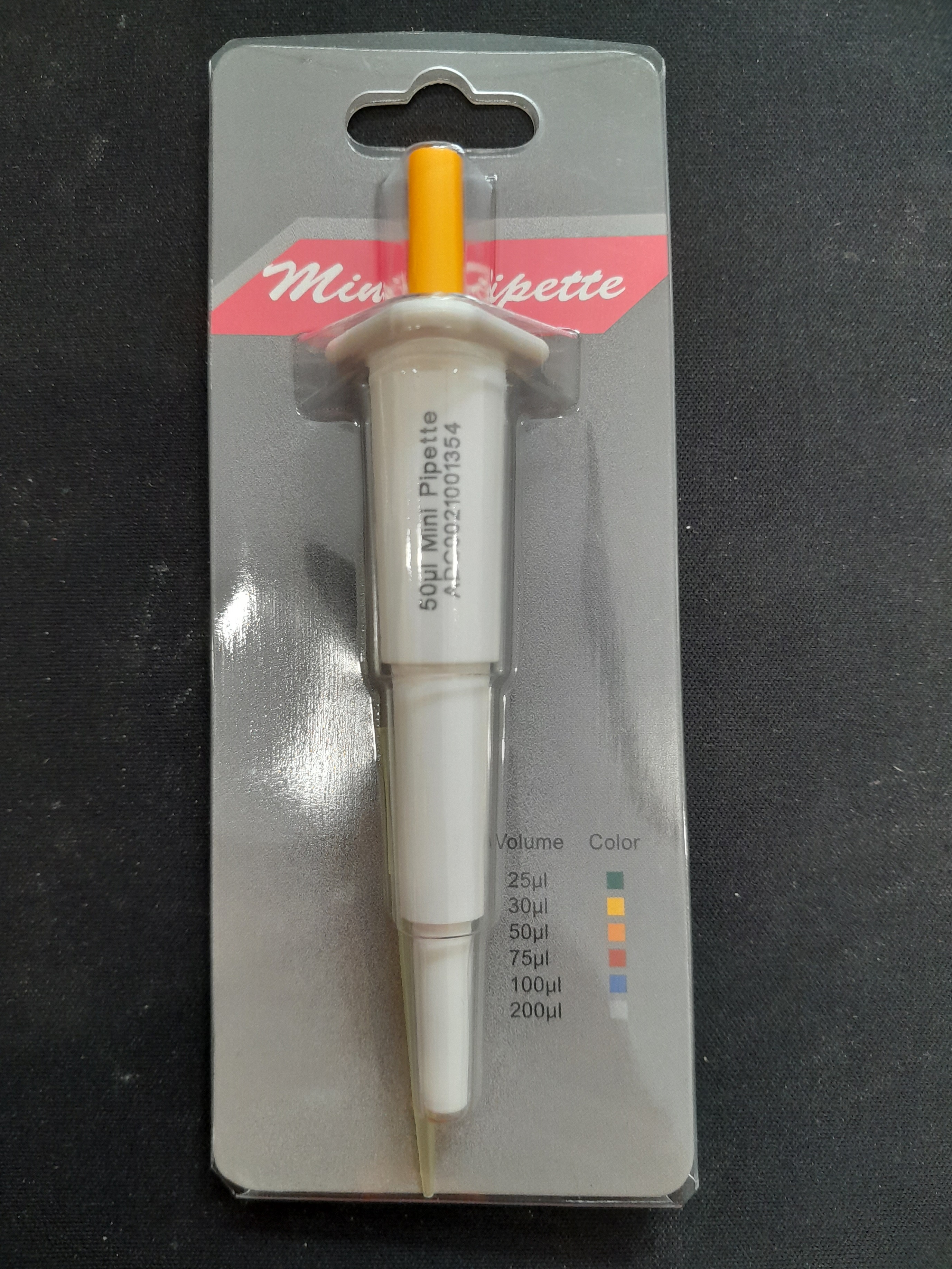 Mini Pipet 10 uL/25 uL/30 uL/50 uL/75 uL