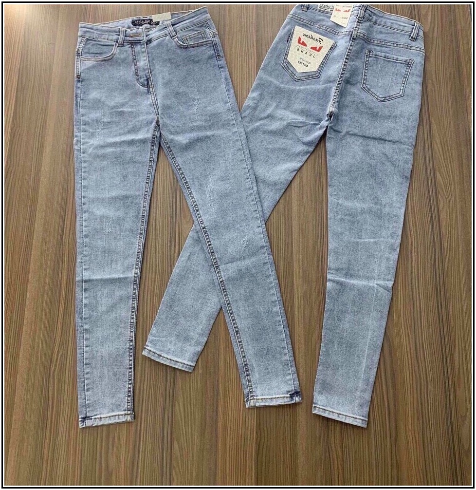 quần jean nữ xanh nhạt lưng cao 1045-1-1