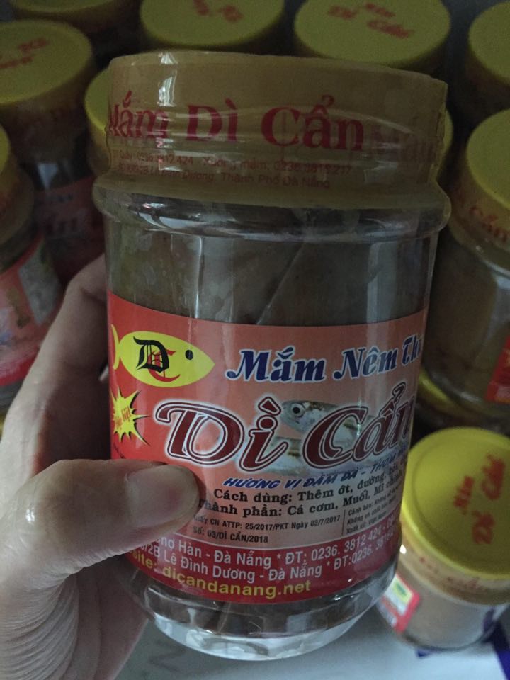 Mắm nêm Dì Cẩn hộp 500g