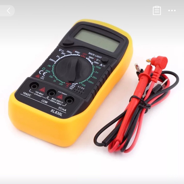đồng hồ vạn năng số cho dân điện LX830l