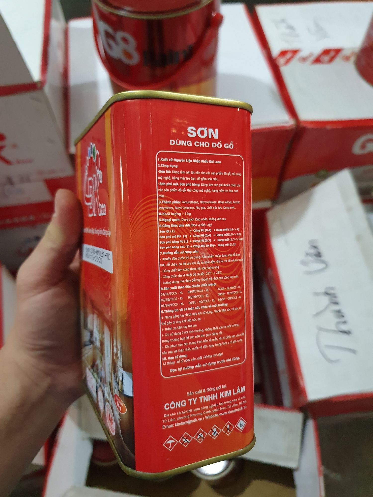 Sơn Lót PU Đại Kiều 308 hộp 1kg