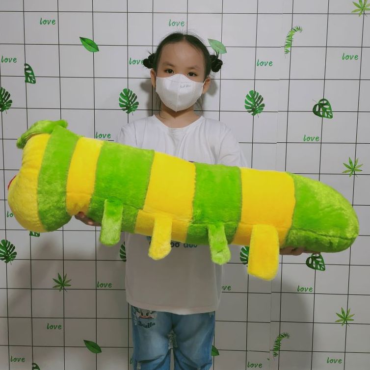 GỐI ÔM HÌNH SÂU BÔNG SIZE LỚN GỐI ÔM SÂU LÔNG DỄ THƯƠNG GIÁ RẺ