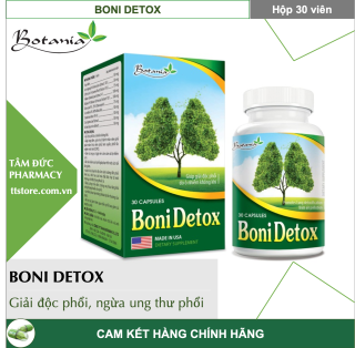 BONIDETOX [Hộp 30 viên] - Viên uống bổ phổi Botania [Boni detox] thumbnail