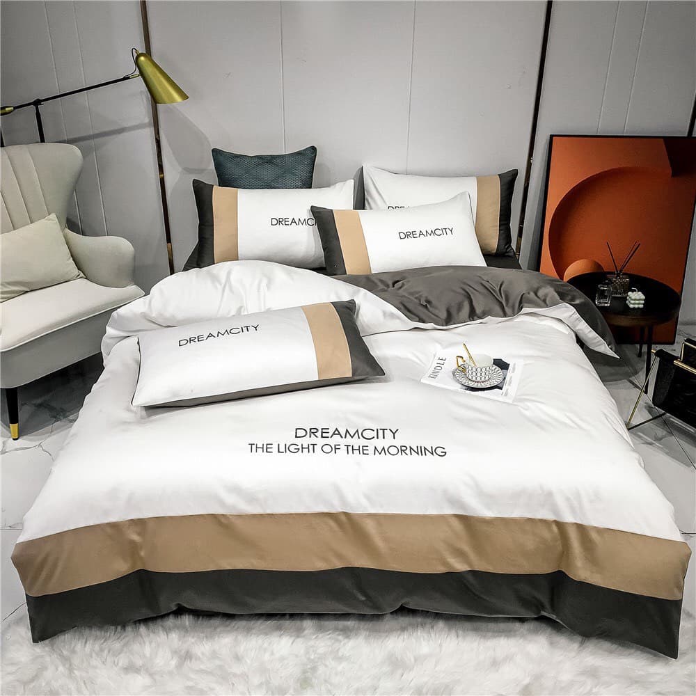 BỘ CHĂN GA GỐI LỤA TENCEL DREAM HOME (MS01)