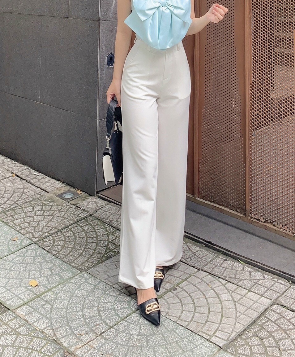 Quần ống suông công sở thanh lịch
