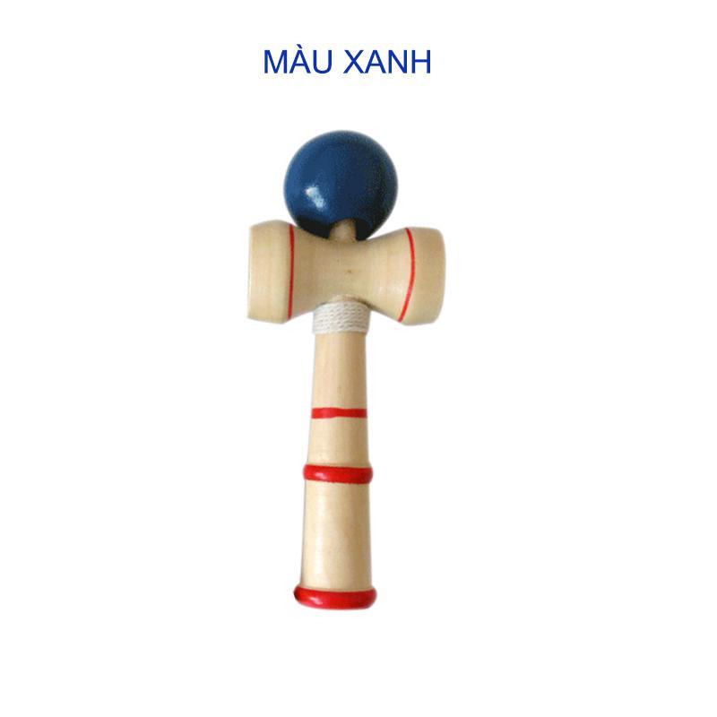 Đồ chơi tung hứng Kendama làm bằng gỗ tự nhiên, loại nhỏ DCG.KD3 (đường kính bóng D3cm)