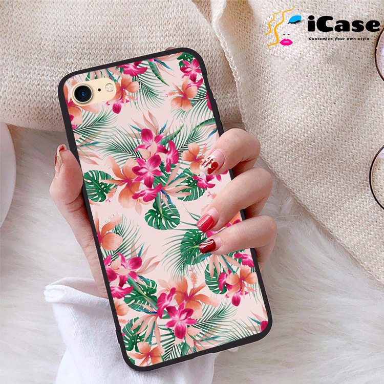 Ốp lưng iPhone 7 viền dẻo TPU BST Hoa