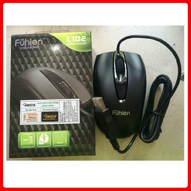 Chuột có dây Fuhlen L102 USB