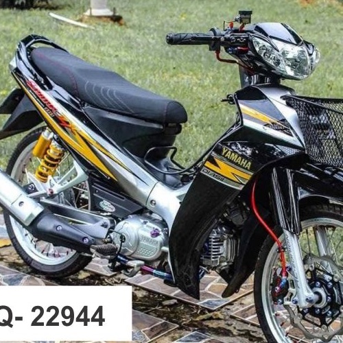 Tem rời Sirius ZX dán xe đen decal