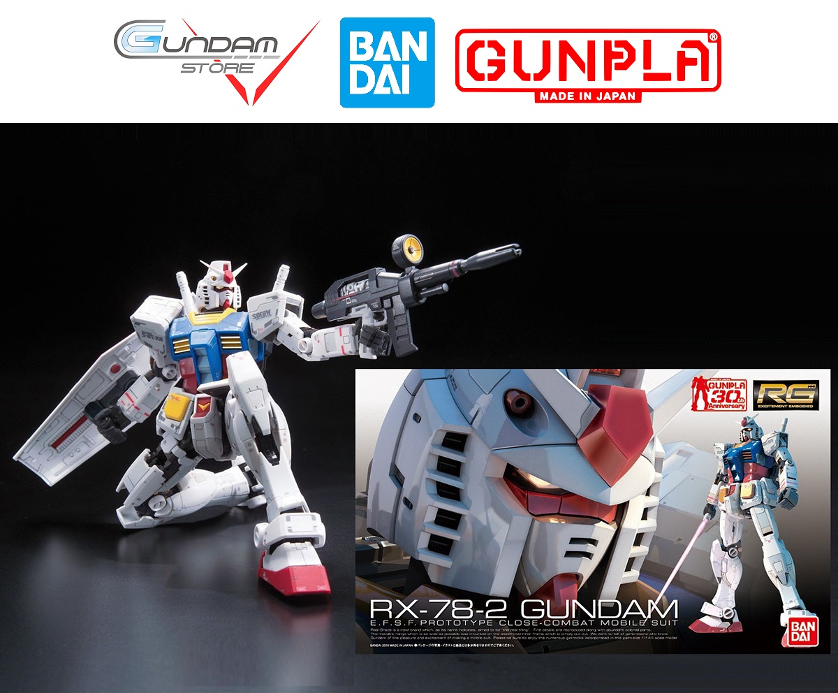 Gundam Bandai RG RX-78-2 Gundam UC Mô Hình Nhựa Đồ Chơi Lắp Ráp Anime Nhật
