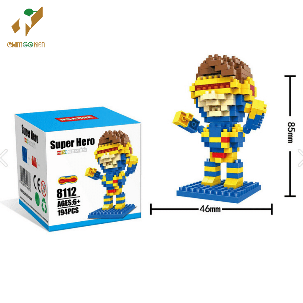 Set toy Lego Marvel xêp figure superhero X Men