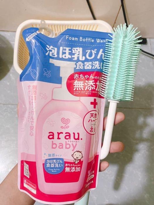 Nước rửa bình Arau Baby Nhật Bản