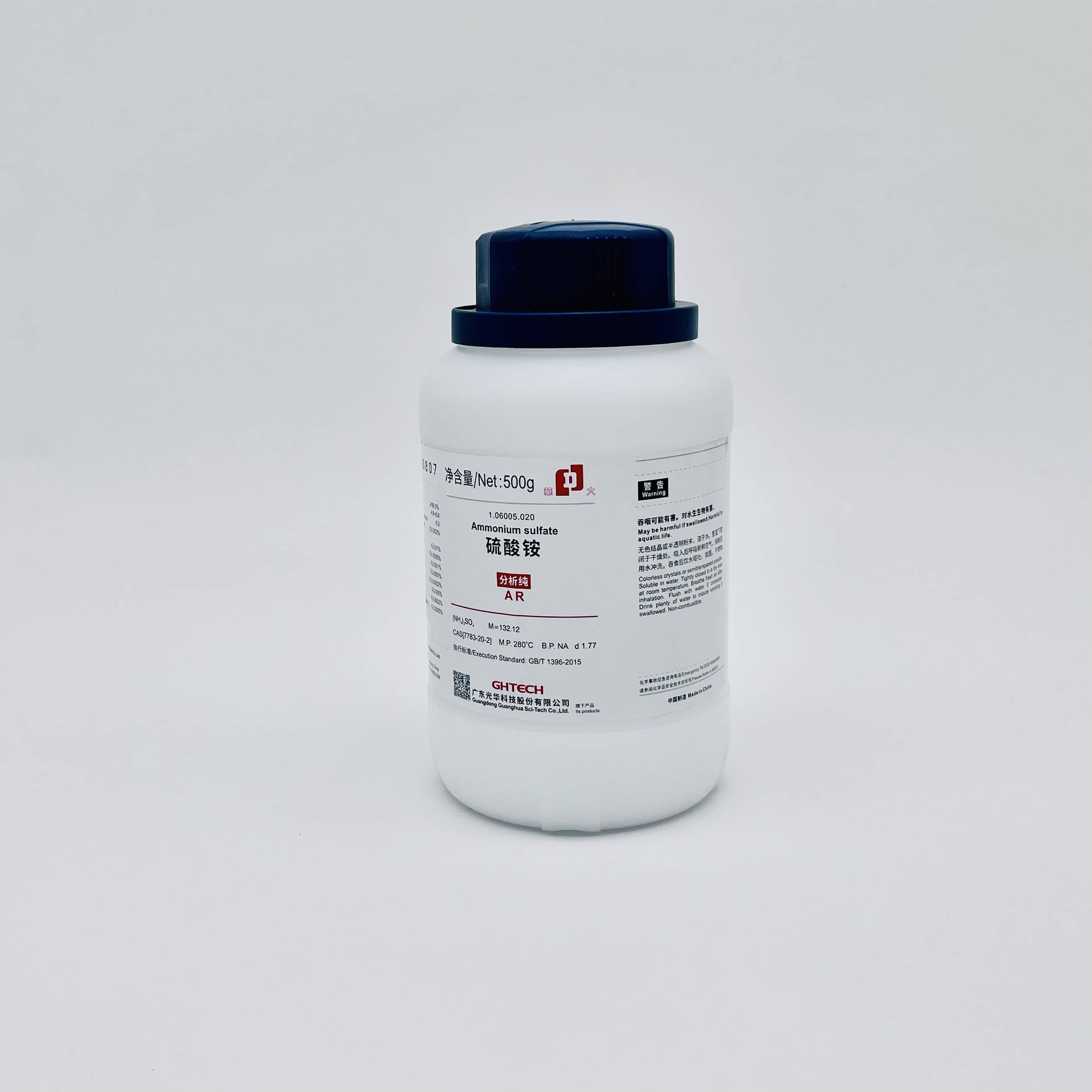 Hóa chất Ammonium Sulfate (AR, chai 500G, GHTECH, Cas 7783-20-2)