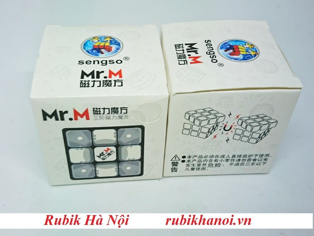 Rubik 3x3  SengSo Mr.M Có Nam Châm