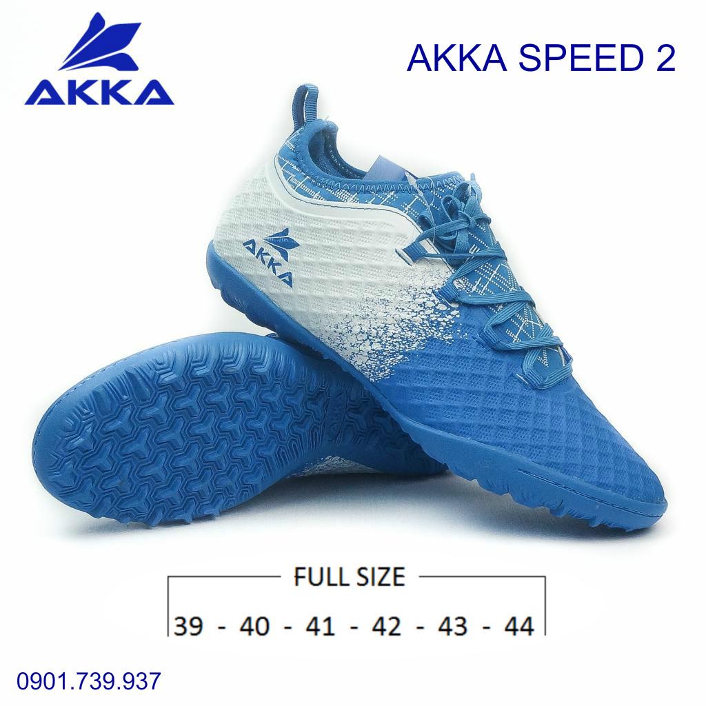 GIÀY BÓNG ĐÁ AKKA SPEED 2 XANH DƯƠNG