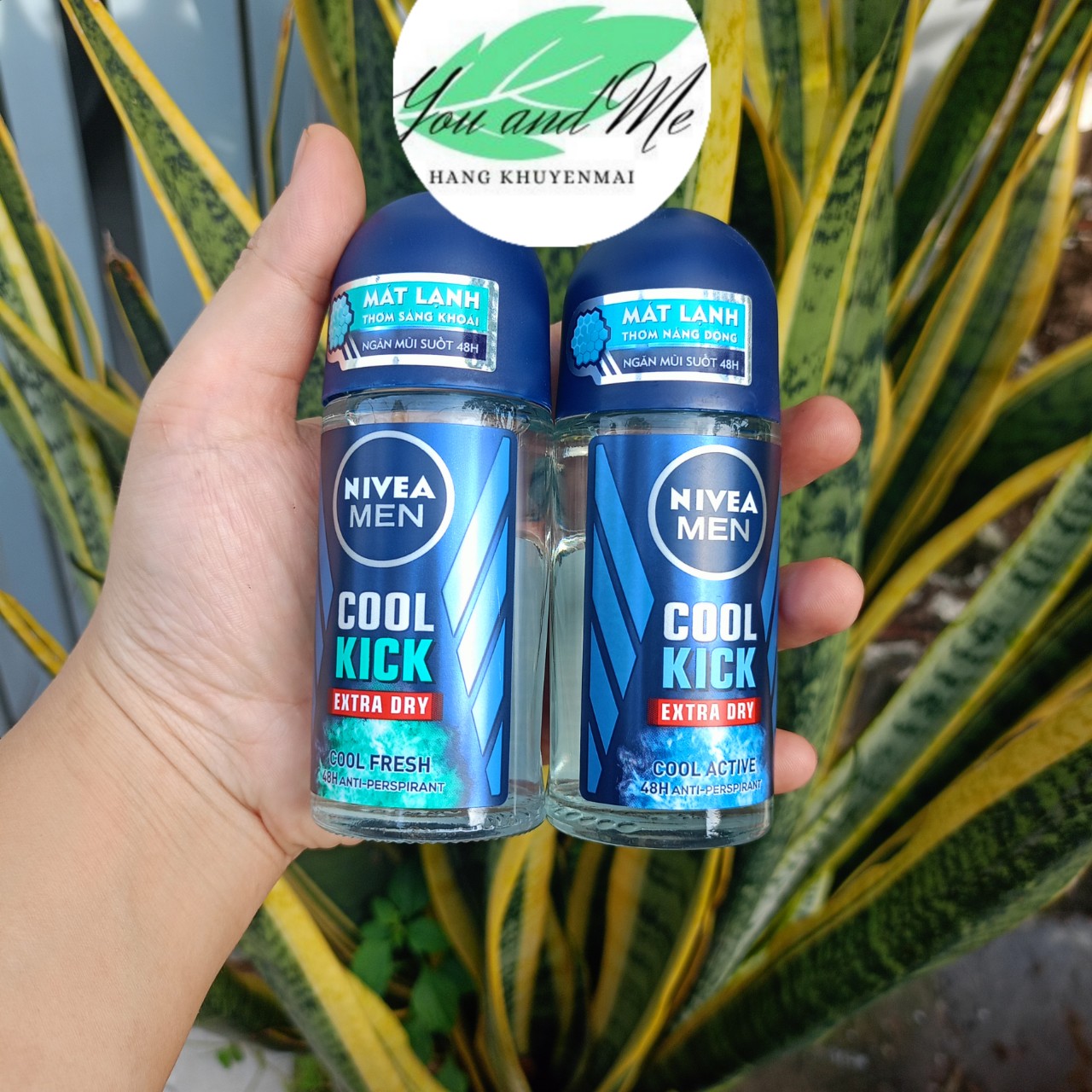 Lăn ngăn mùi NIVEA MEN Cool Kick Mát Lạnh 50ml