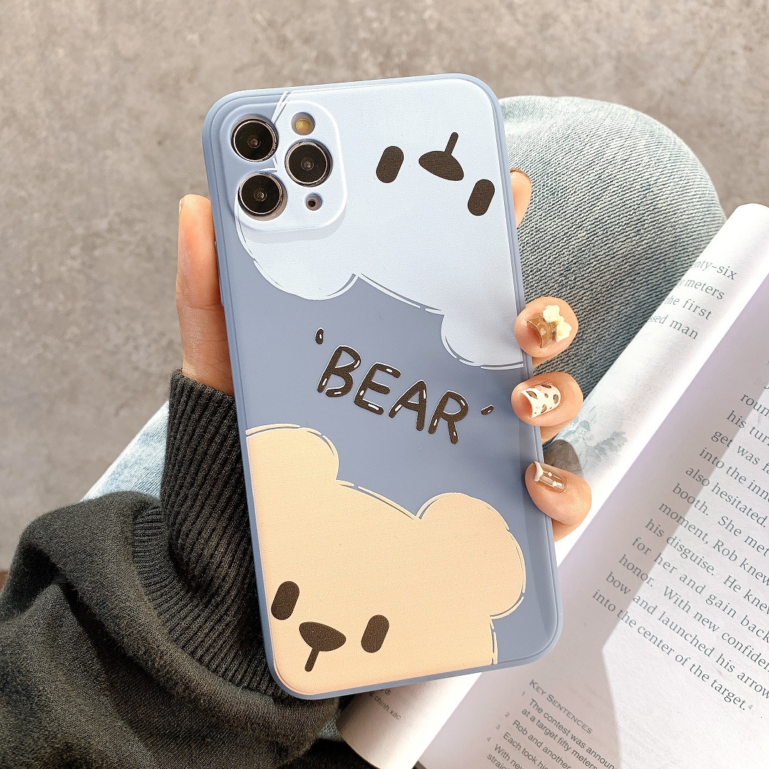 Ốp Lưng Silicon Màu Bảo Vệ Camera BEAR