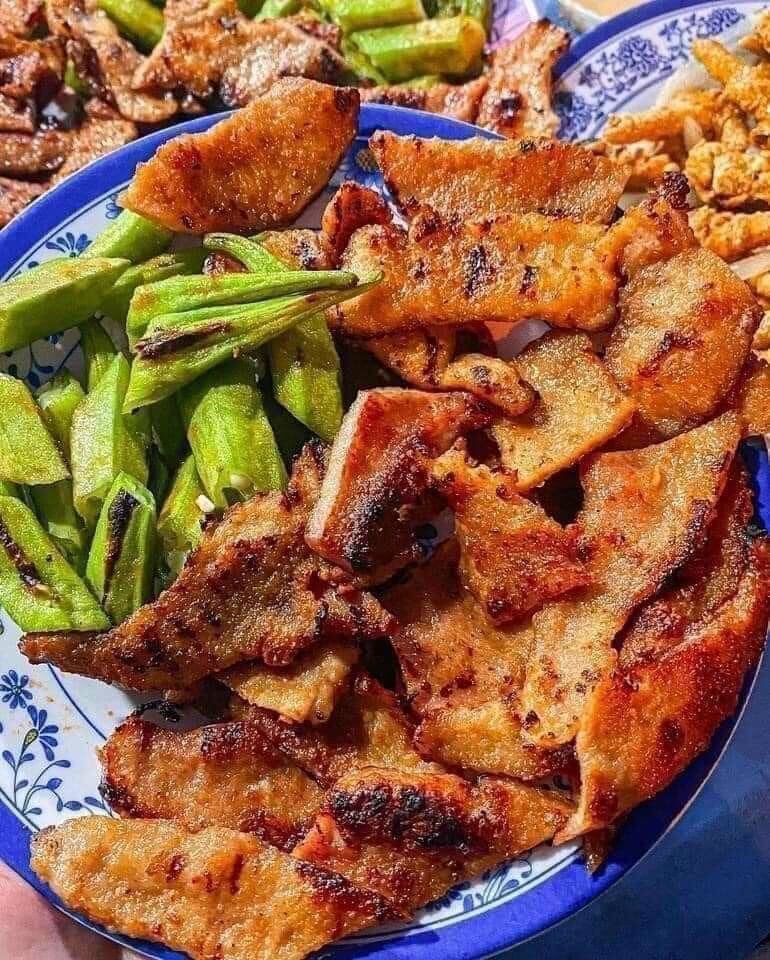 Vú heo ướp chao 500gr (giao tphcm)