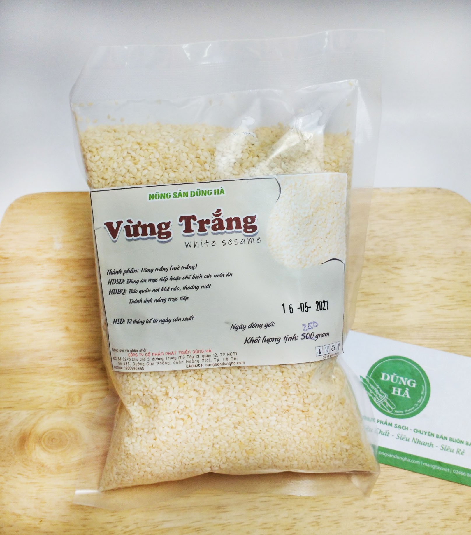 Vừng trắng khô - Hạt mè trắng - Ngon, sạch