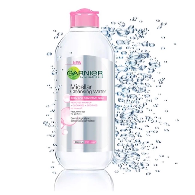 Nước Tẩy Trang Garnier Micellar Cleansing Water Pháp 400Ml